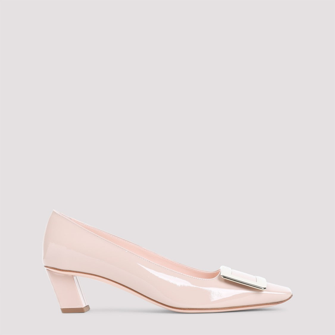 Roger Vivier Nude Calf Leather Pumps