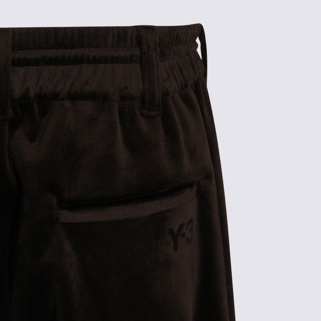 Y-3 Relaxed Fit Trousers With Drawstring Waist And Subtle Sheen