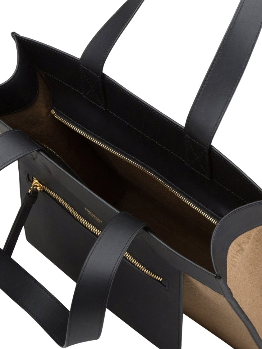 Burberry Pk Logo Tote Bag