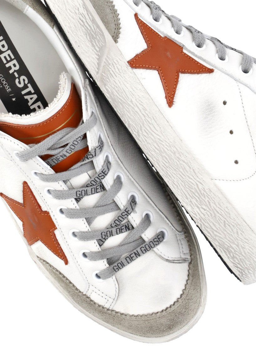Golden Goose White Super Star Classic Sneakers