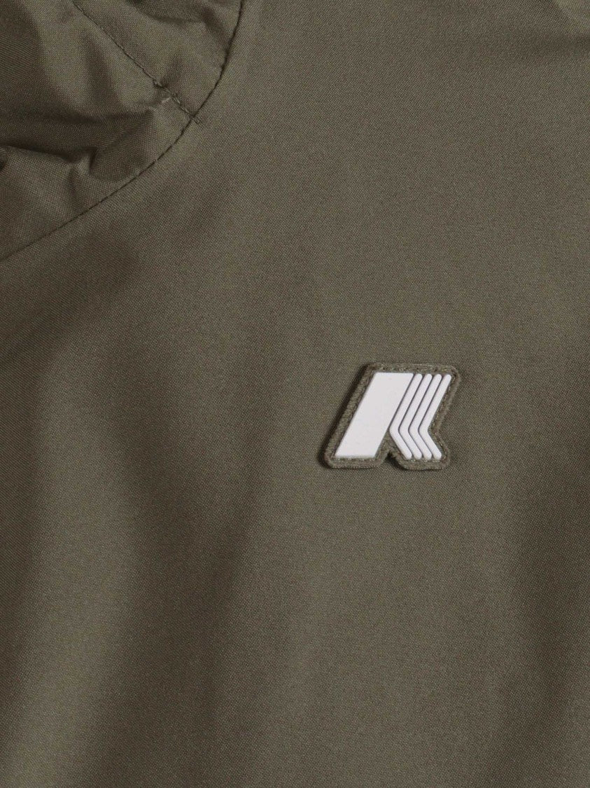 K-Way Olive Marguerite Stretch Polyester Jacket