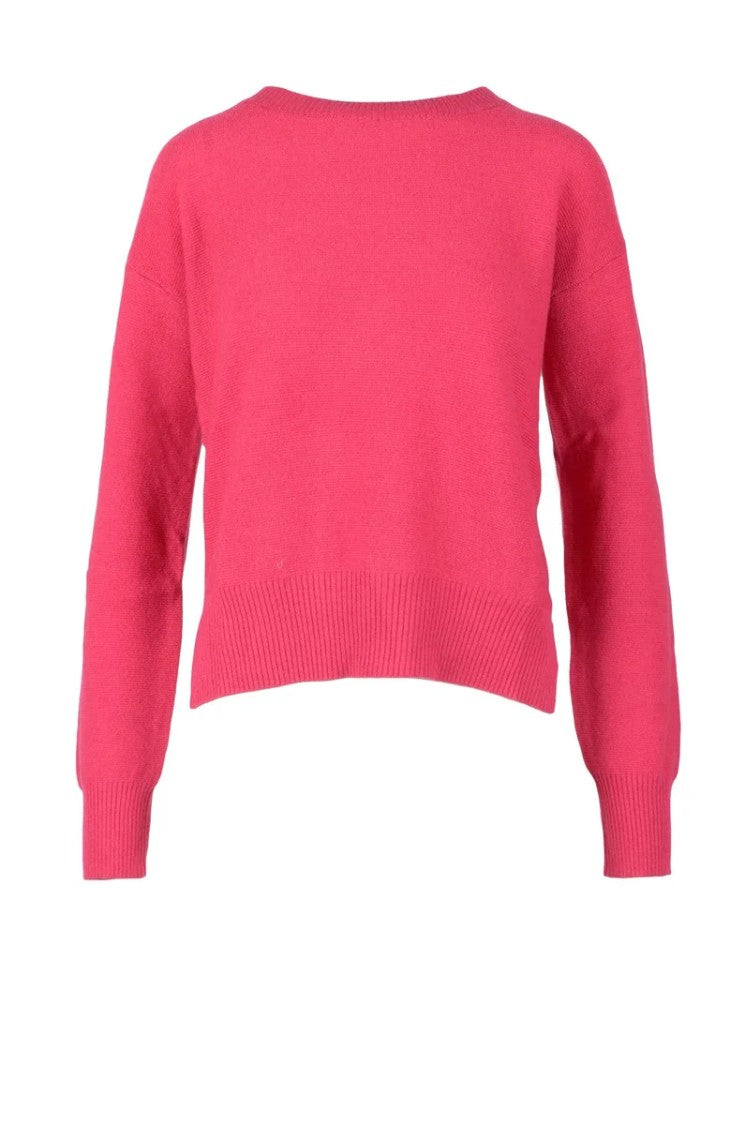 N.O.W. Andrea Rosati Cashmere Sweater - Fuchsia