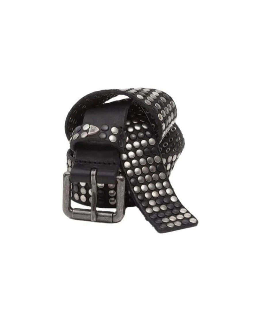 Htc 5.000 Studs Belt Black Leather Studded Belt
