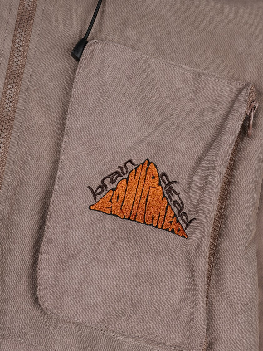 Brain Dead Textured Jacket With Contrasting Hood