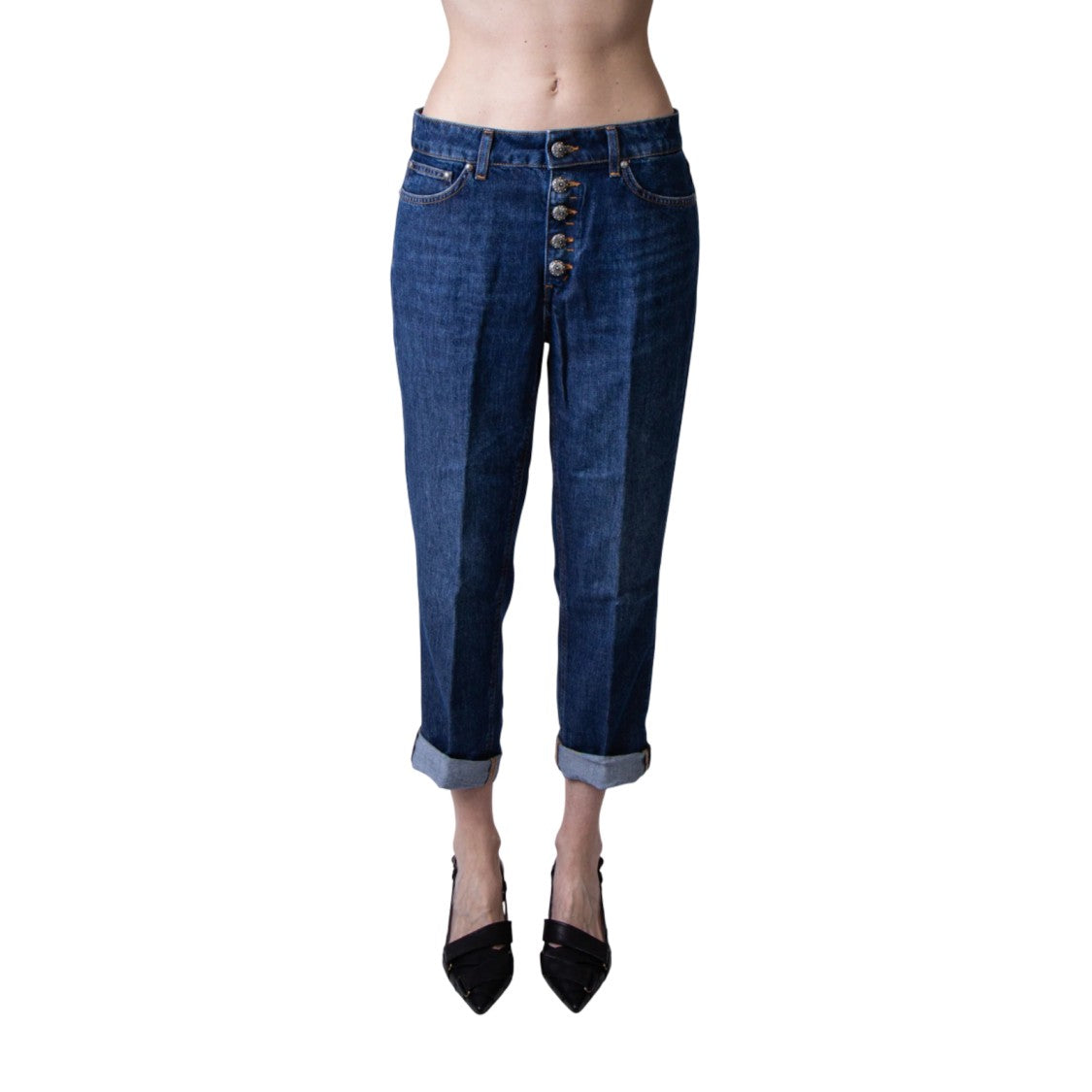 Dondup Straight-Leg Jeans With Mid-Rise Waist