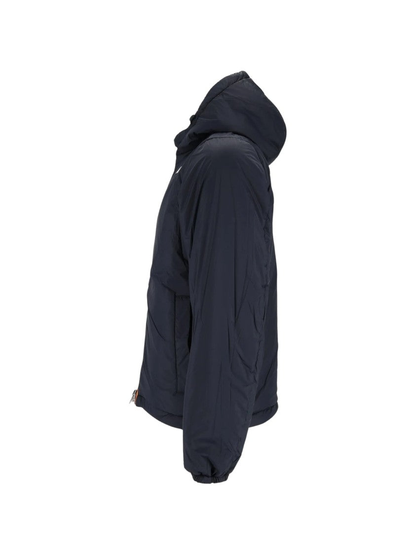 K-Way Jack Spacer Nylon Double Reversible Hooded Jacket