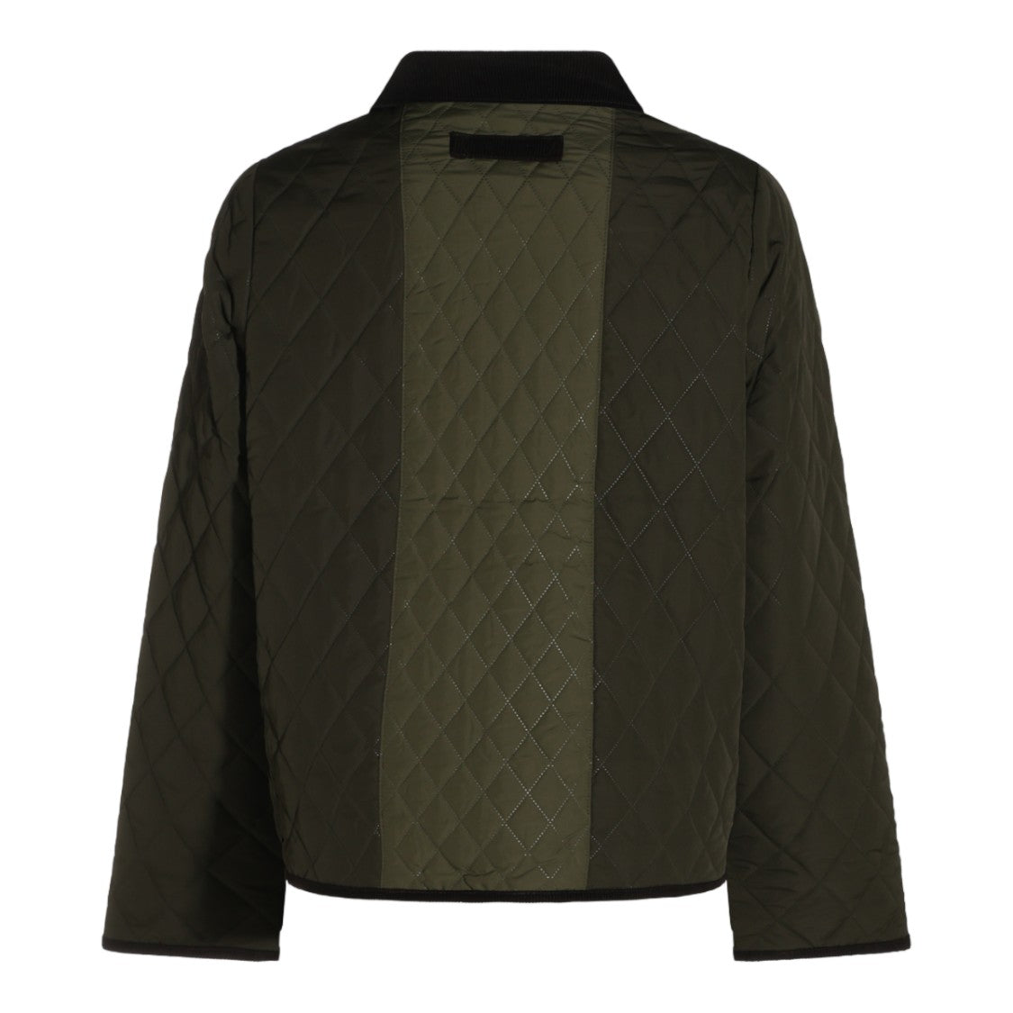 Barbour Diamond Quilted Corduroy Accent Short Jacket