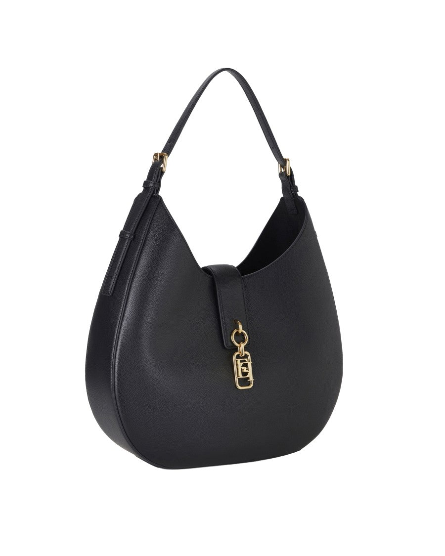 Elisabetta Franchi Black Hobo Bag