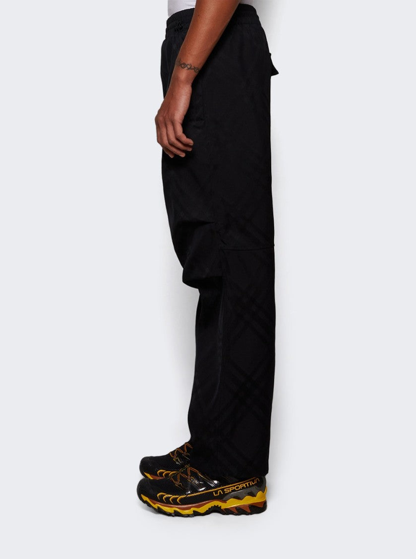 Burberry Nylon Cargo Trousers Black Ip Check