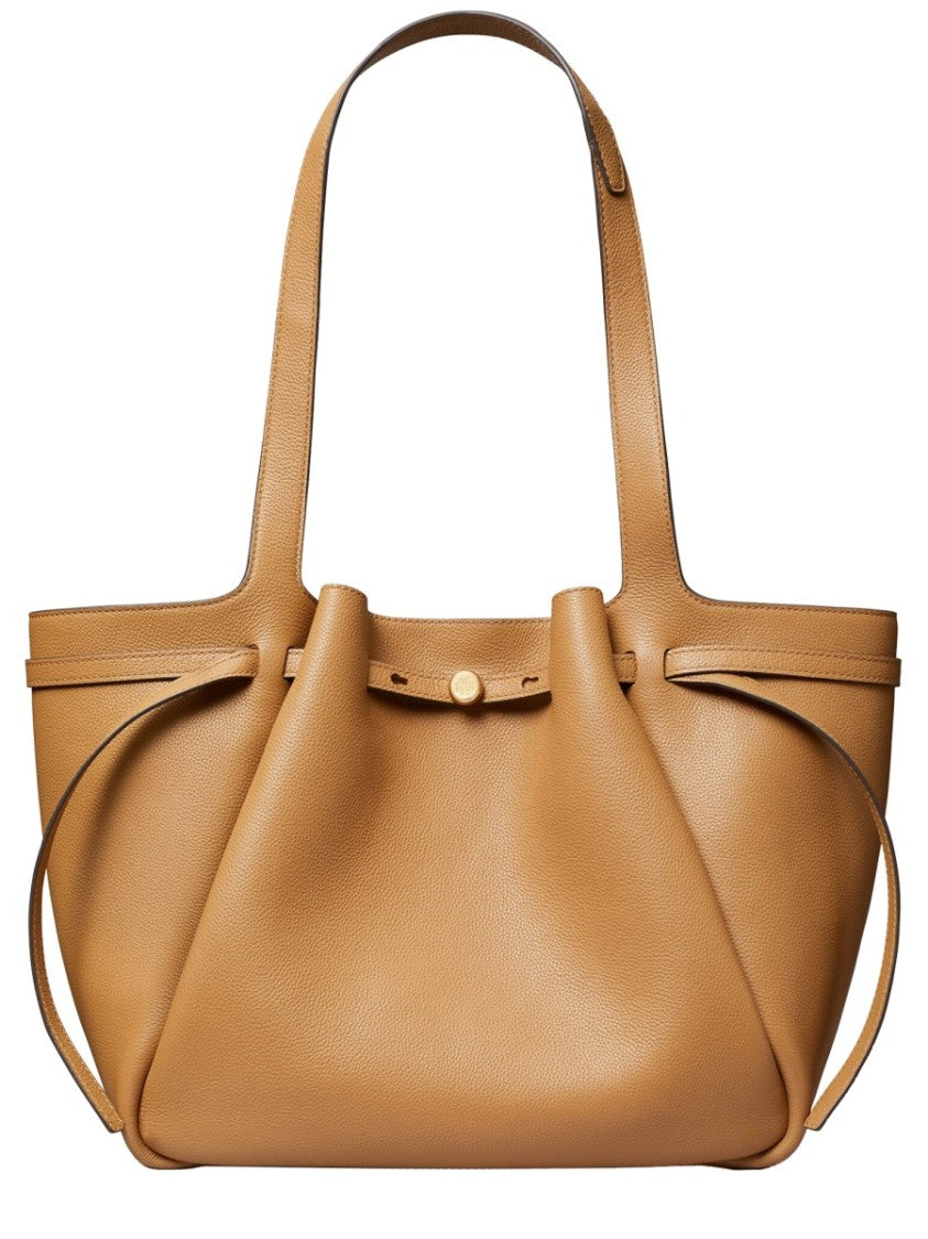 Tory Burch Romy Cow Leather Structured Tote Bag