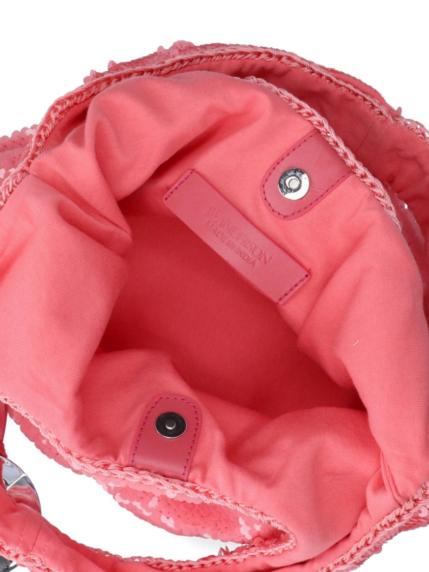 J. W. Anderson Mini Paillette Bag – Pink