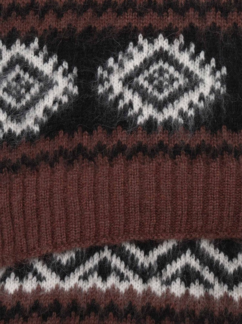 Ermanno Scervino Classic Ribbed Knitted Scarf With Fringed Ends