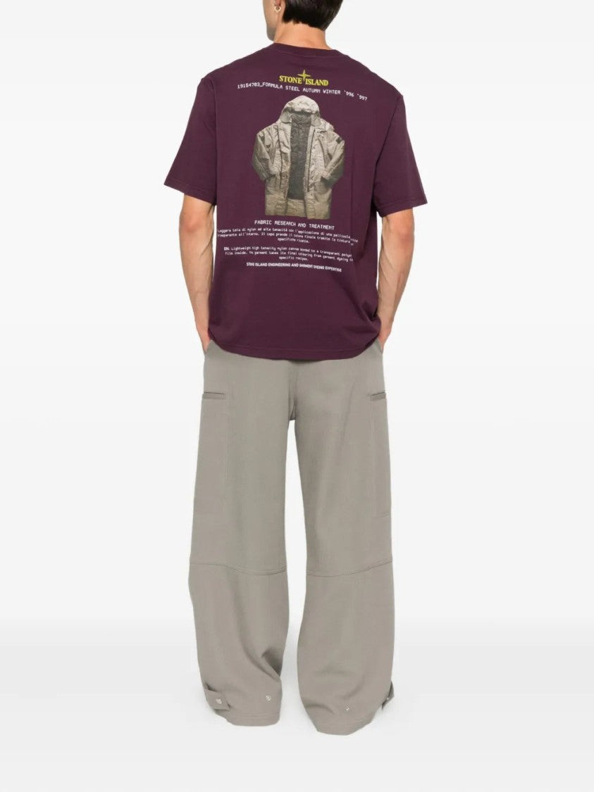 Stone Island Logo Cotton T-Shirt