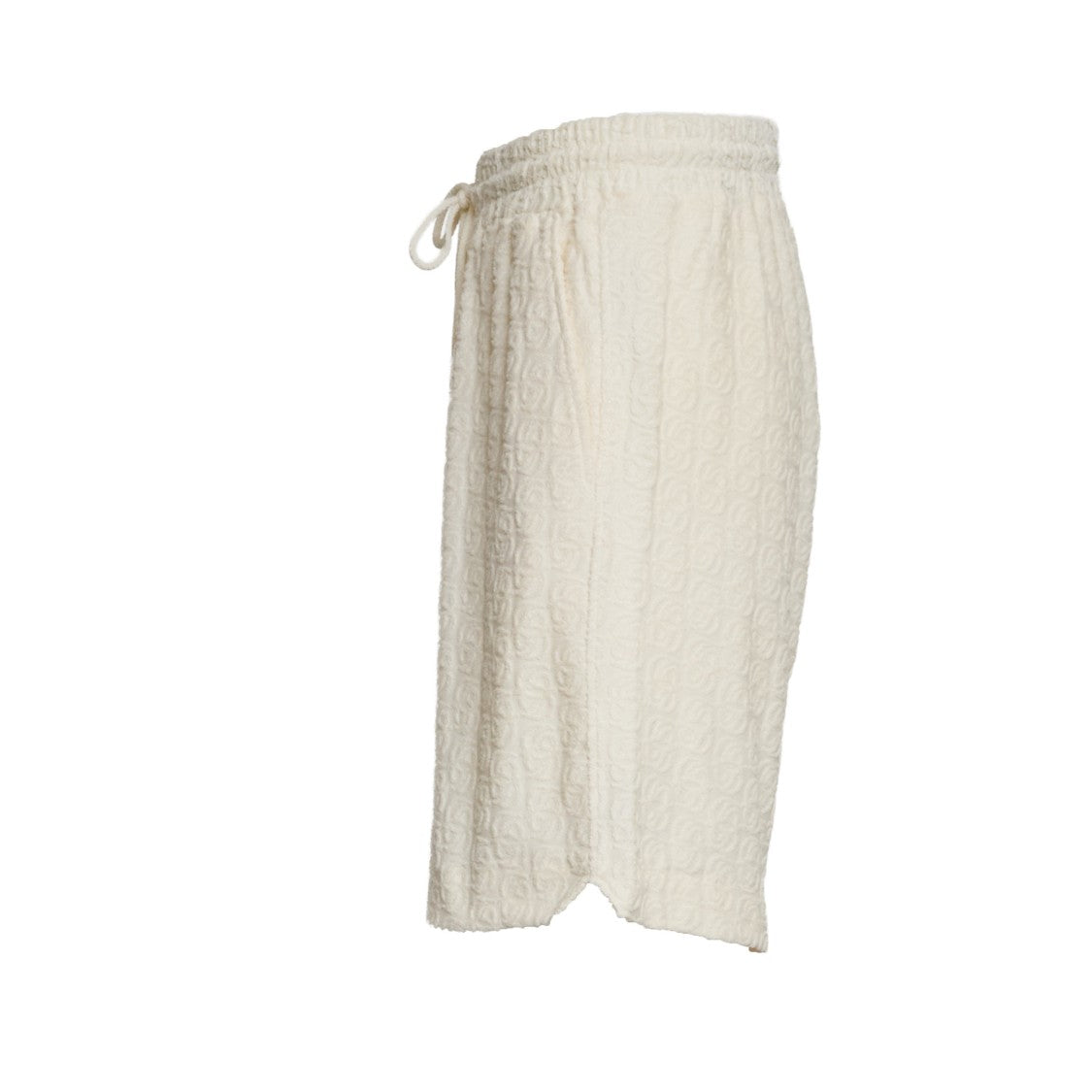 Drôle De Monsieur Monogram Double Mirror Elasticated Shorts