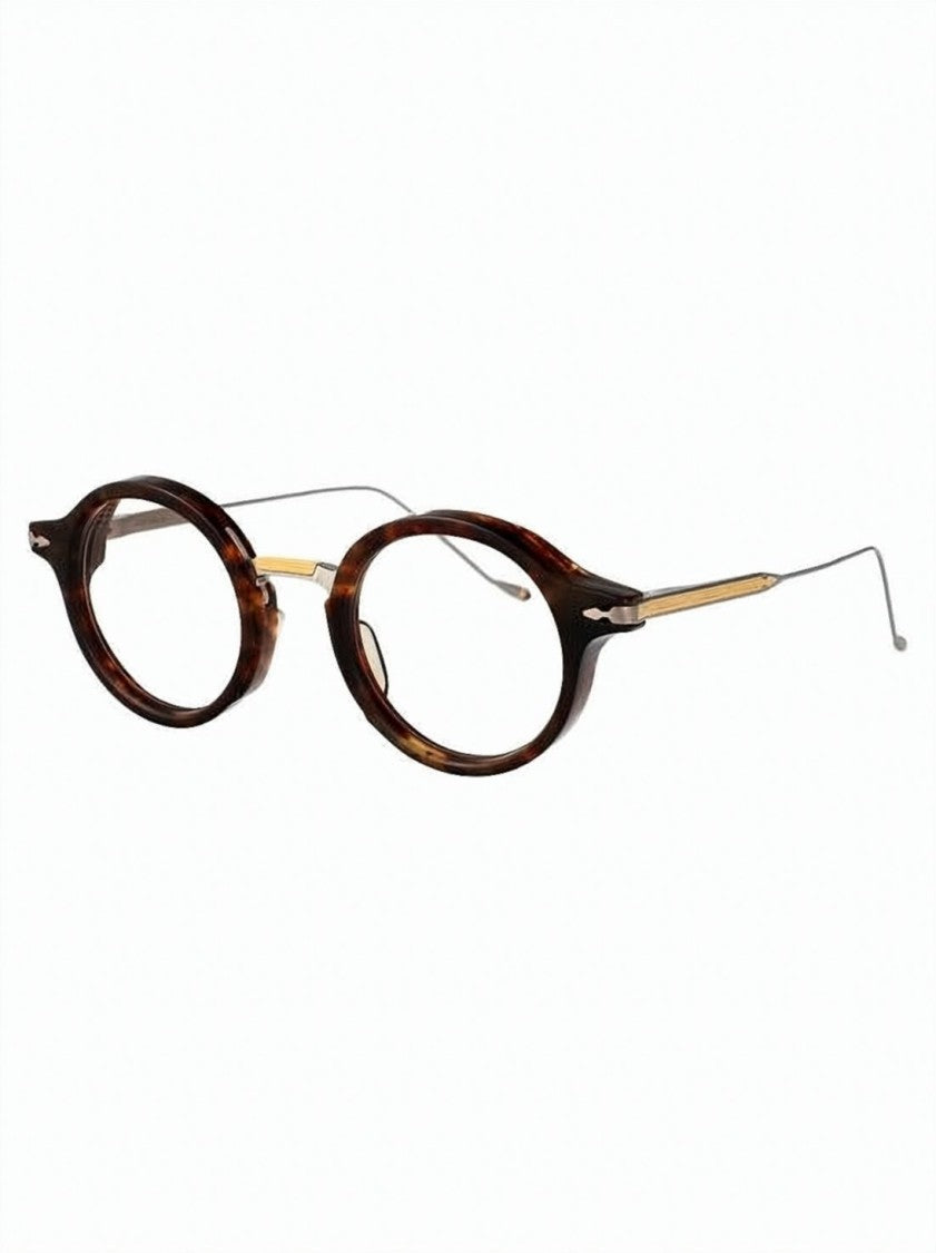 Jacques Marie Mage Oval-Tortoiseshell Acetate Eyeglasses With Titanium Accents