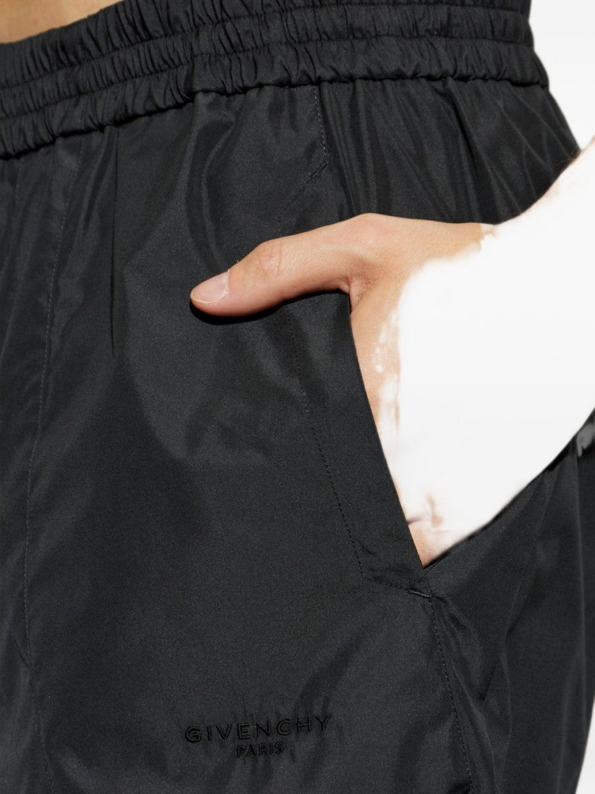 Givenchy Black Relaxed Fit Elastic Waistband Trousers