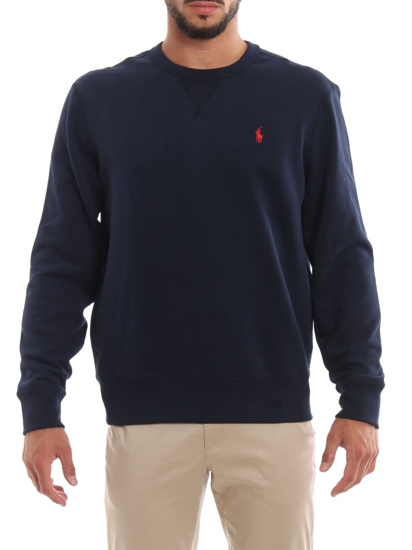 Polo Ralph Lauren Navy Blue Cotton Sweatshirt