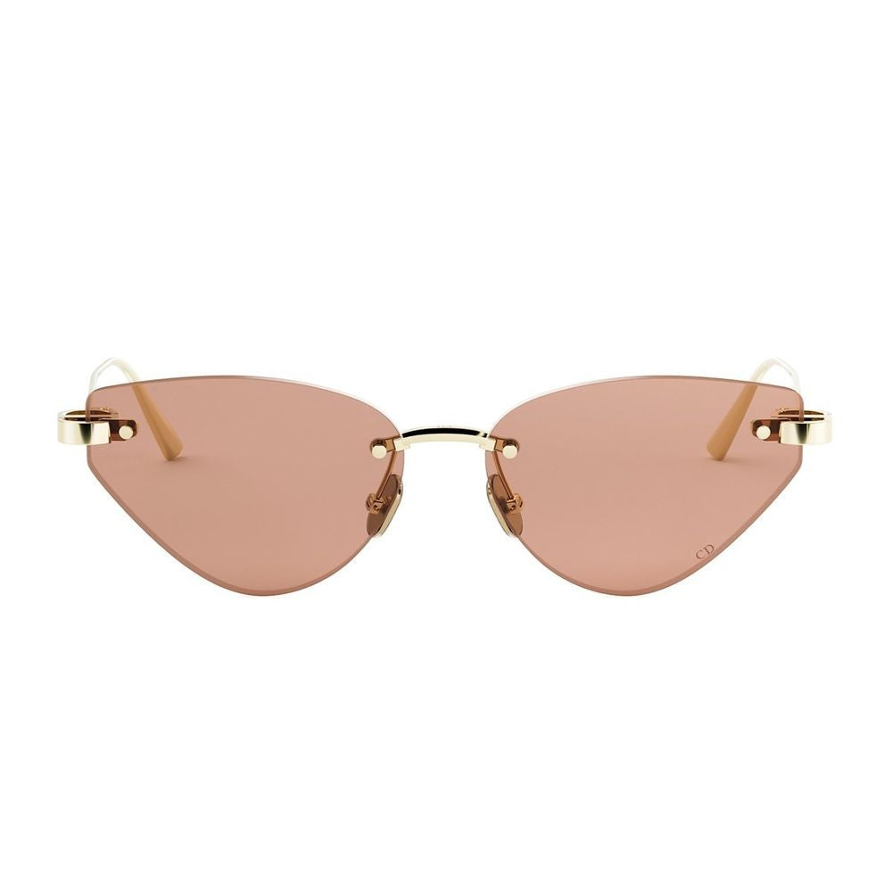 Dior C B5u Butterfly-Shape Gold-Tone Metal Cdior B5u Sunglasses