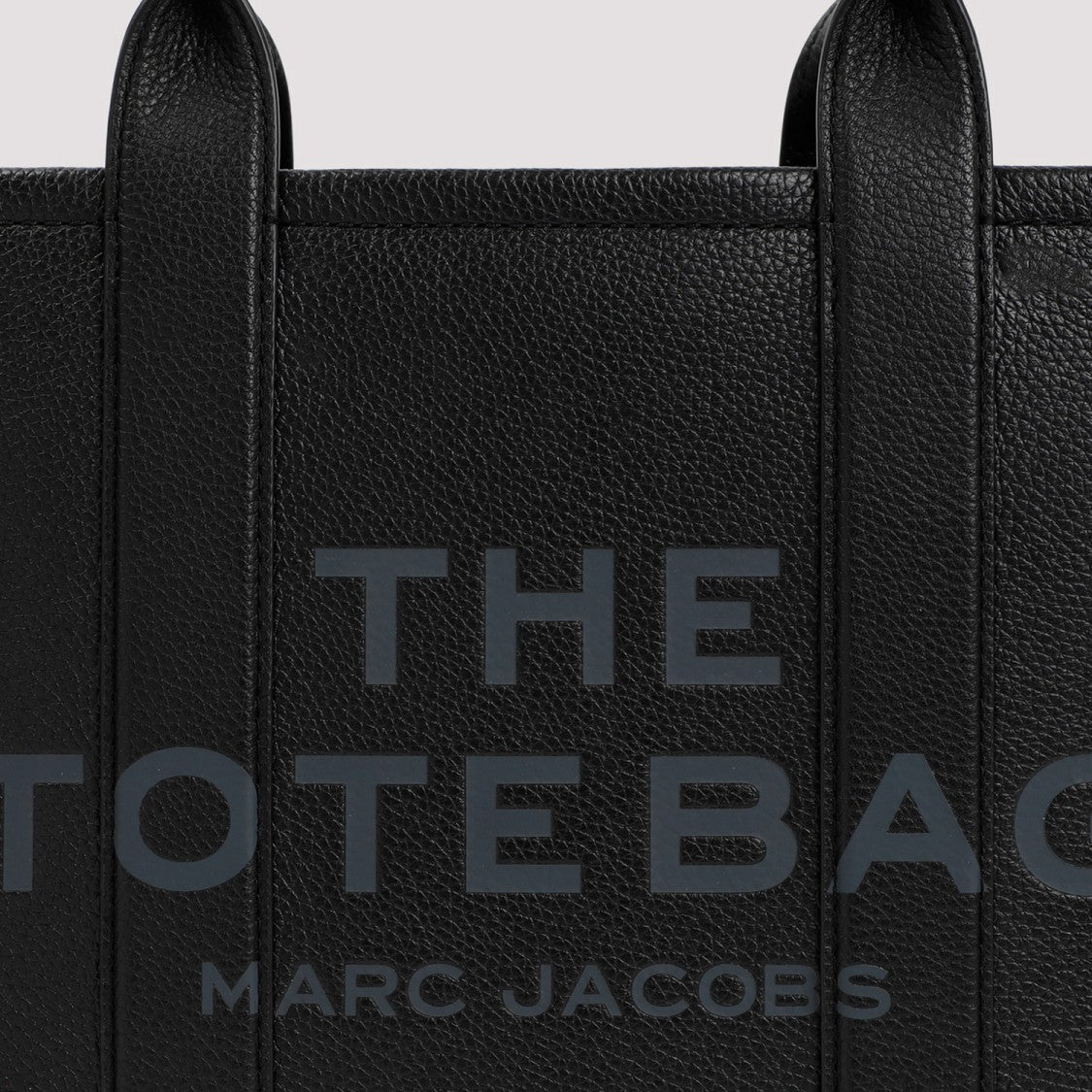 Marc Jacobs The Leather Medium Tote Black Bag