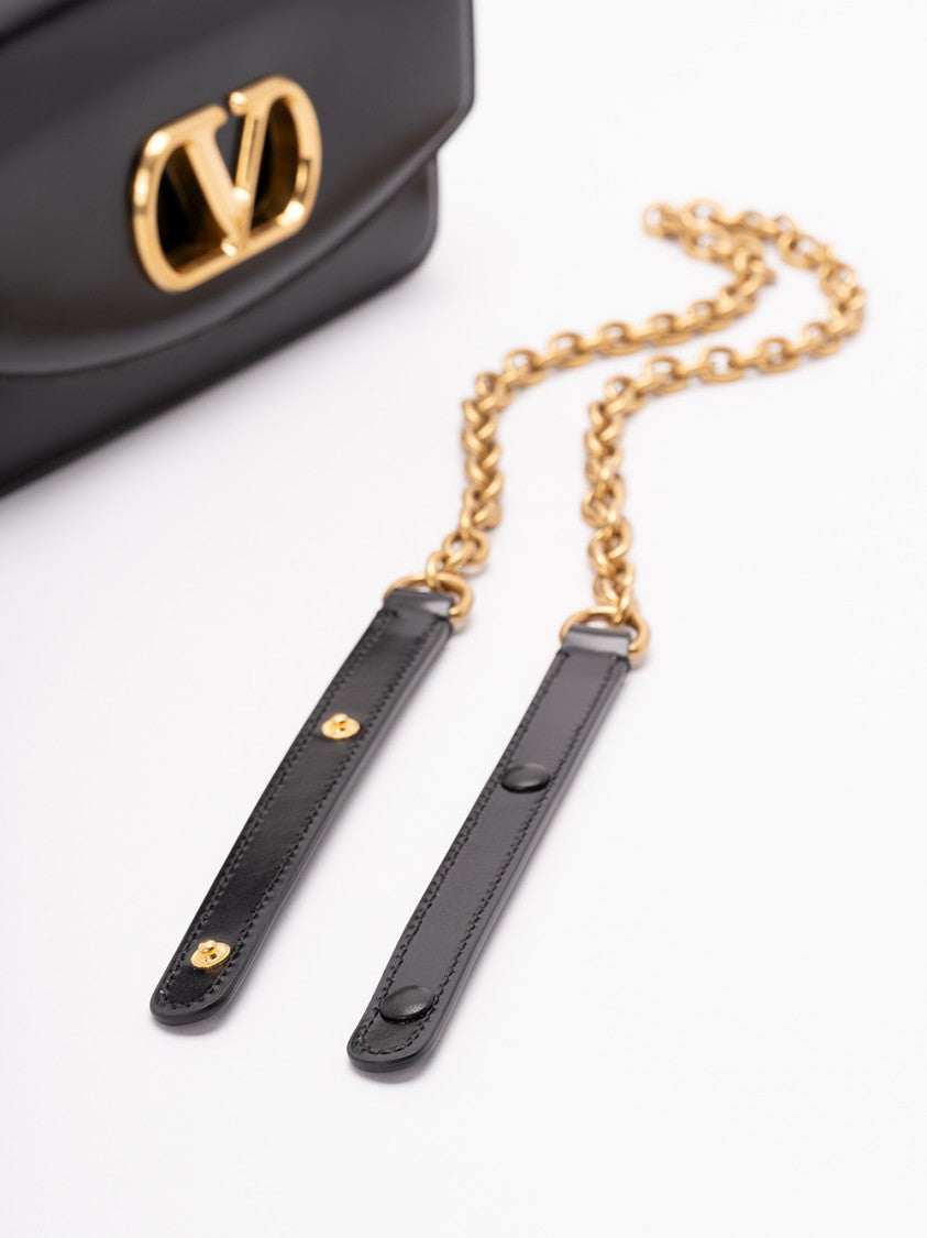 Valentino Garavani `Vain` Small Leather Clutch