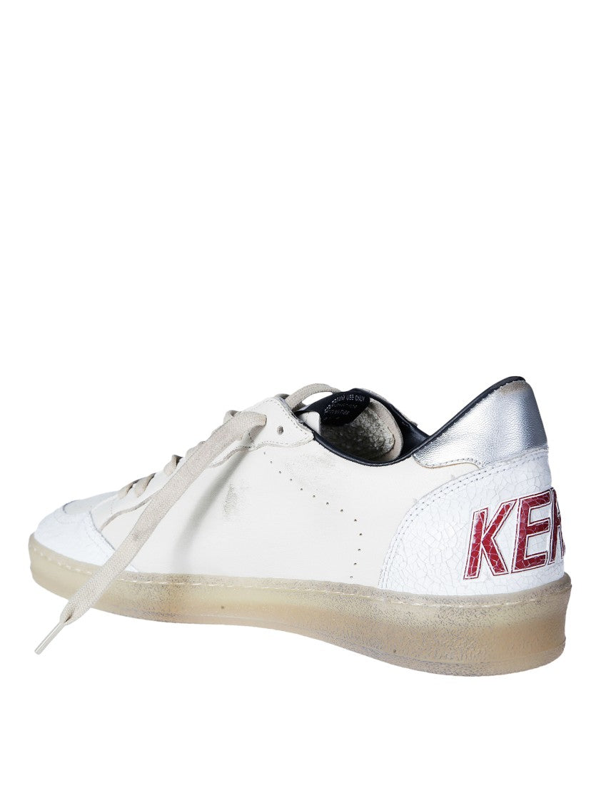 Golden Goose Ballstar Textured Low-Top Sneakers
