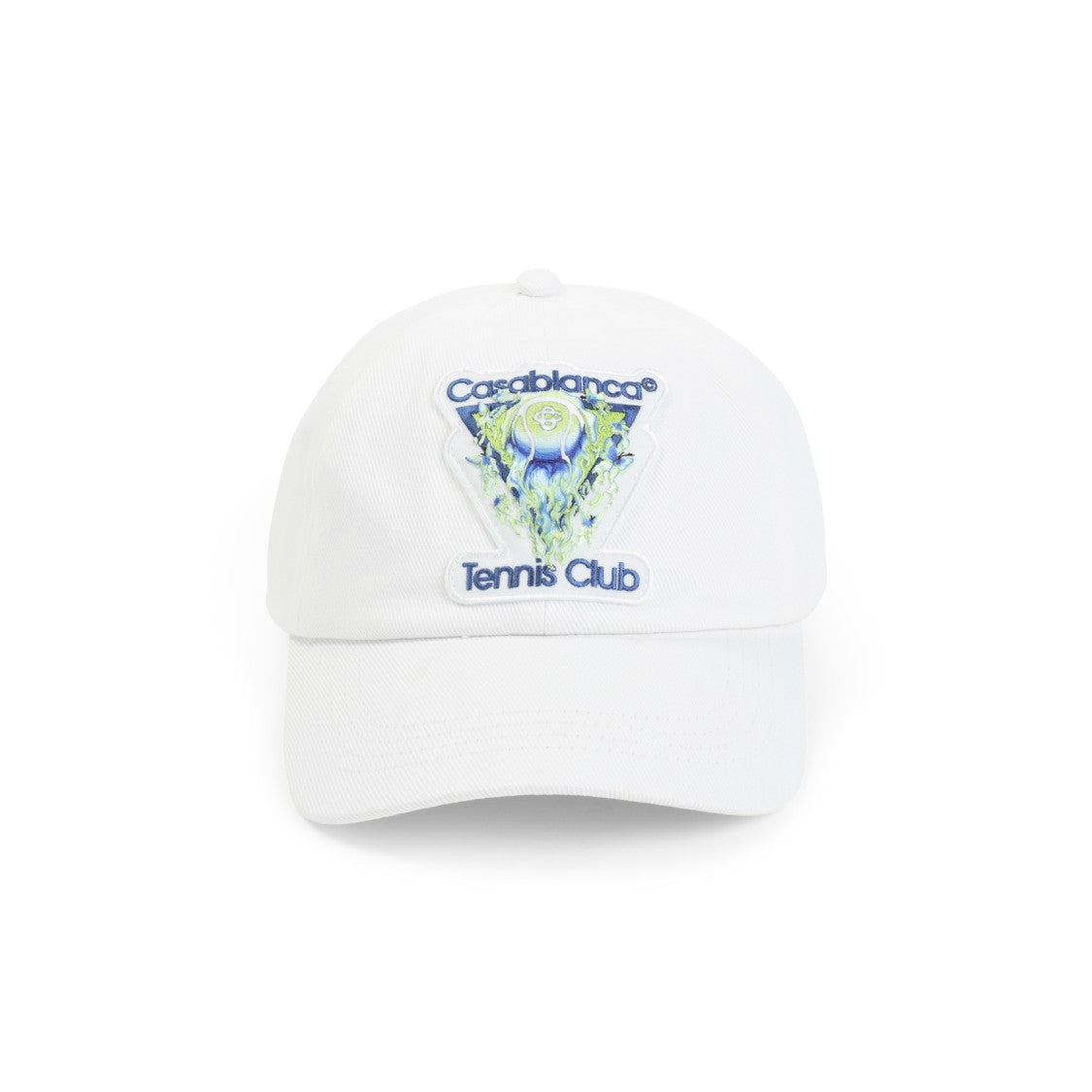 Casablanca Flaming Tennis White Cotton Hat