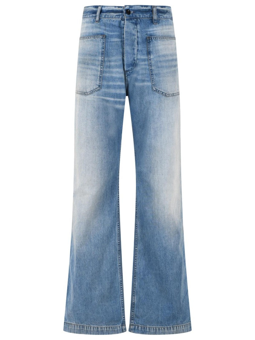 Acne Studios Wide-Leg Denim Jeans With Vintage Wash