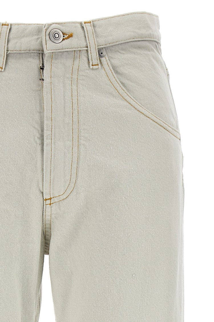 Maison Margiela Straight-Leg Cotton Denim Jeans With Logo Detail