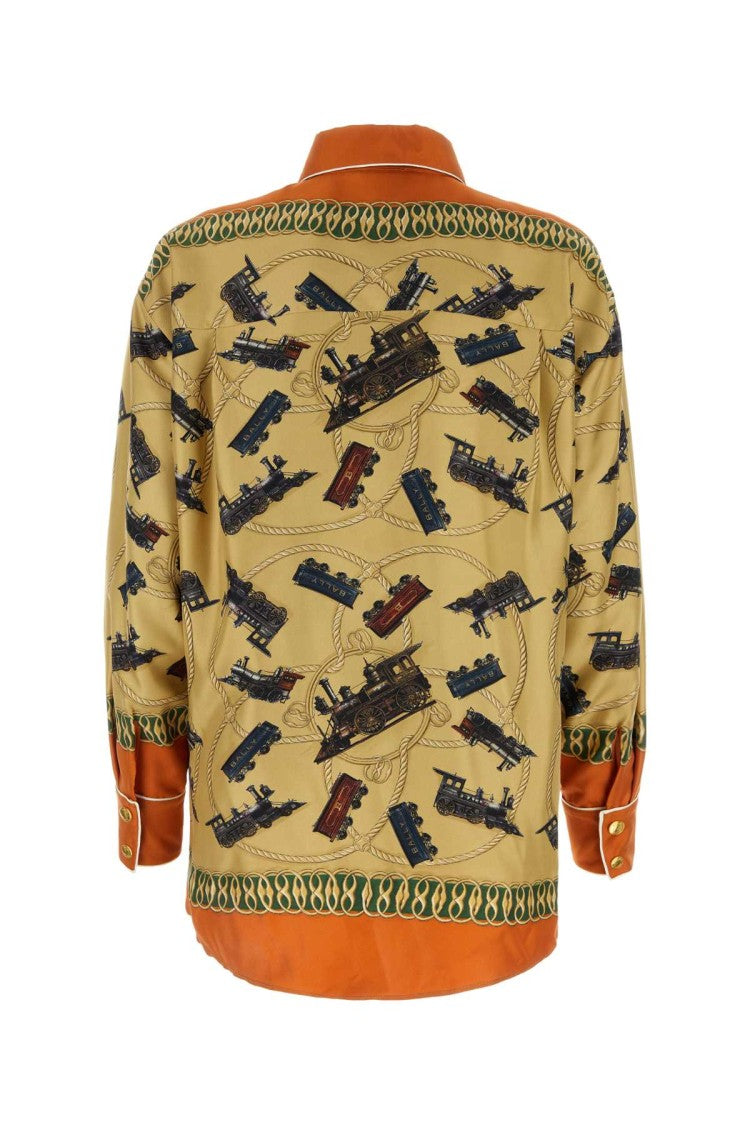 Bally Printed Silk Shirt