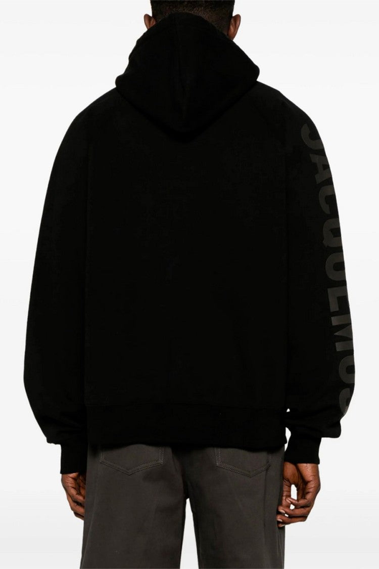 Jacquemus Blue Cotton Hoodie