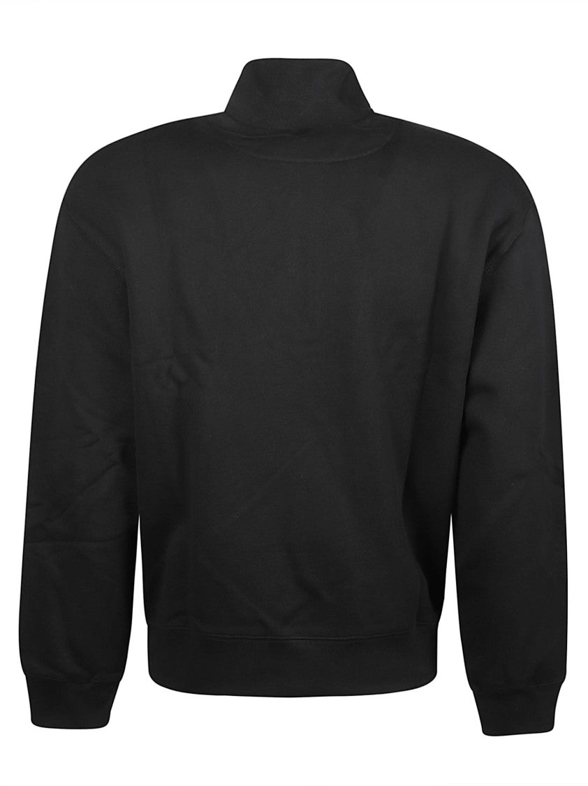 Maison Kitsuné Half-Zip Organic Cotton Sweatshirt
