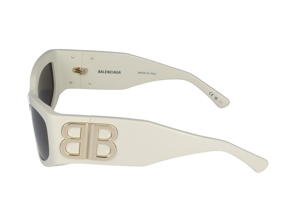Balenciaga Sunglasses Bb0321s 010 Ivory Ivory Grey 57/17/125