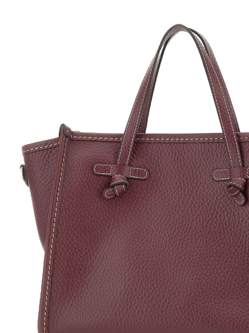 Gianni Chiarini Bordeaux Vitello Leather Shopper Bag