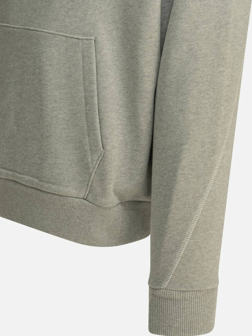Givenchy Couture Seam Contrast-Stitched Grey Hoodie