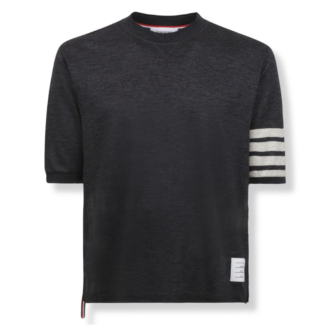 Thom Browne 4-Bar Tricolour T-Shirt