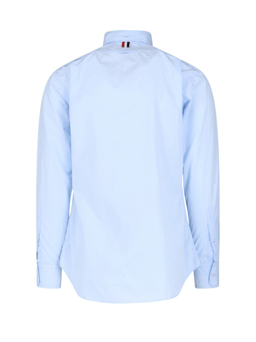 Thom Browne Logo Shirt – Light Blue