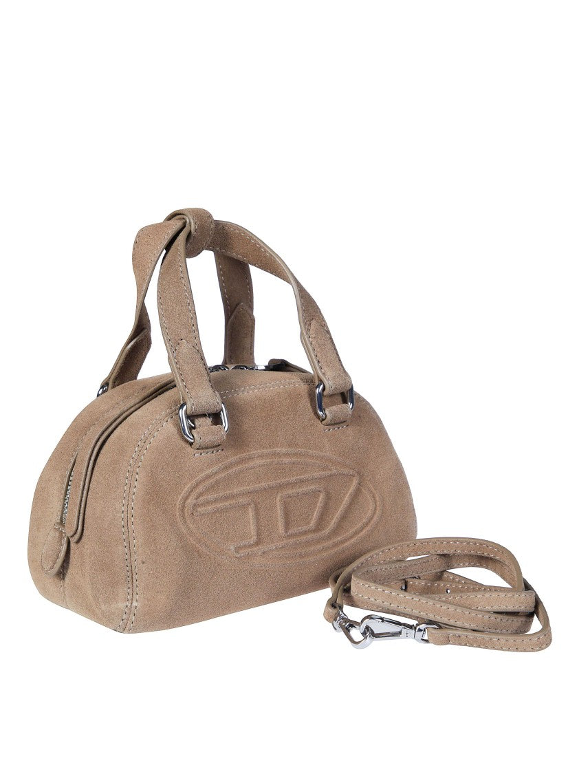 Diesel Dome Suede Crossbody Bag