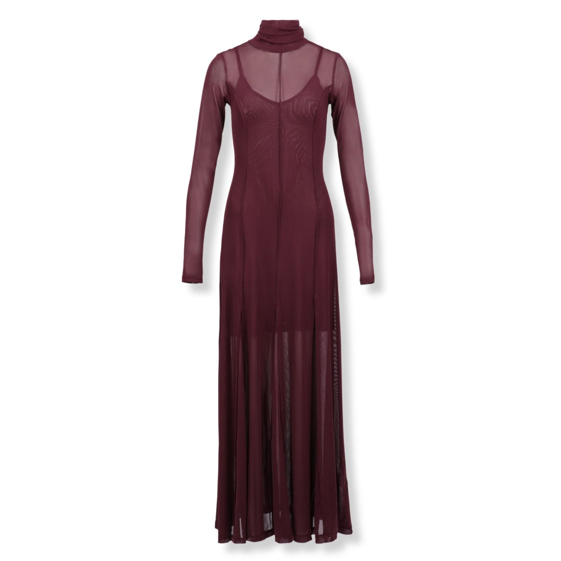 Remain Sheer Maxi Dress With Flowing Design