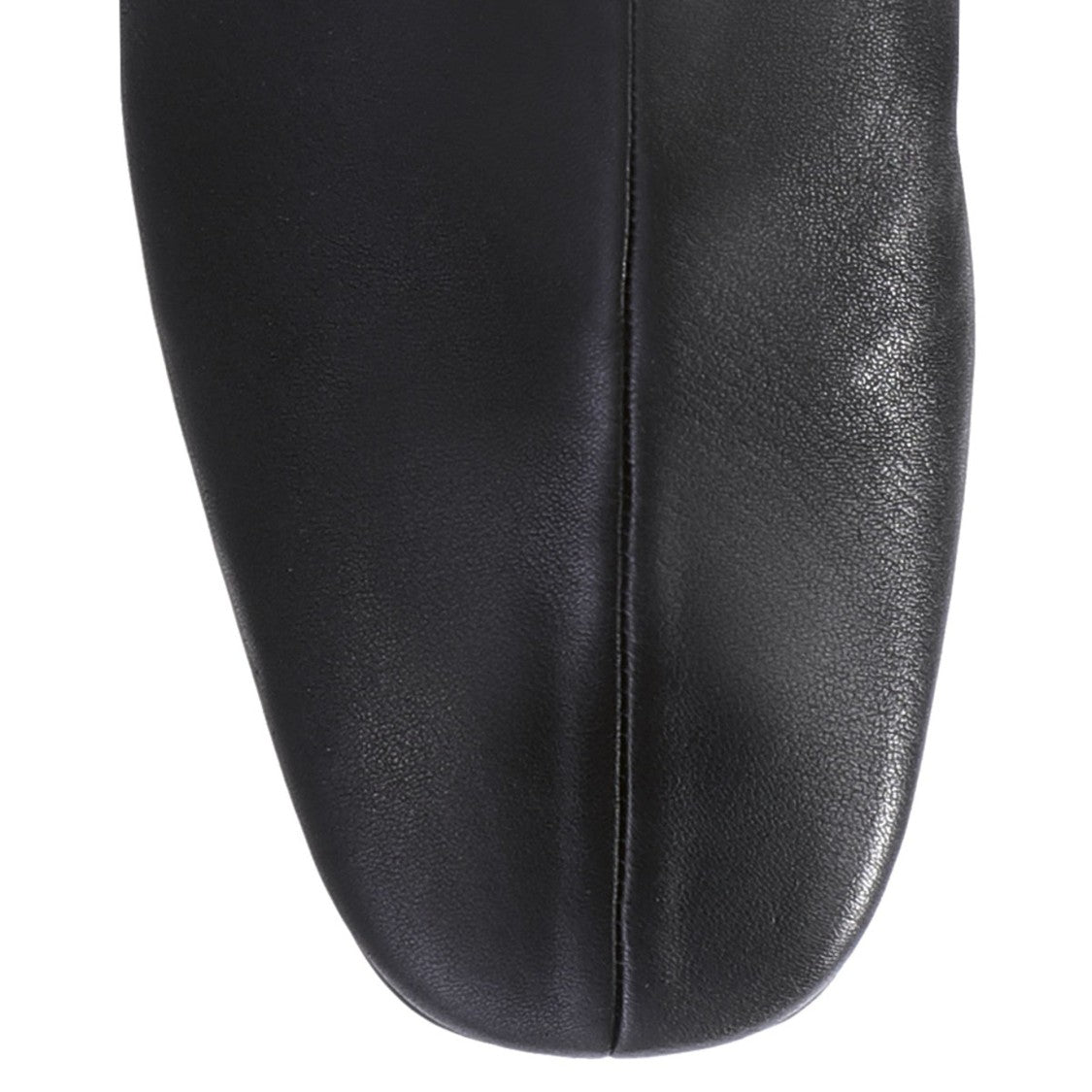 Högl Black Cora Sleek High Block Heel Leather Ankle Boots
