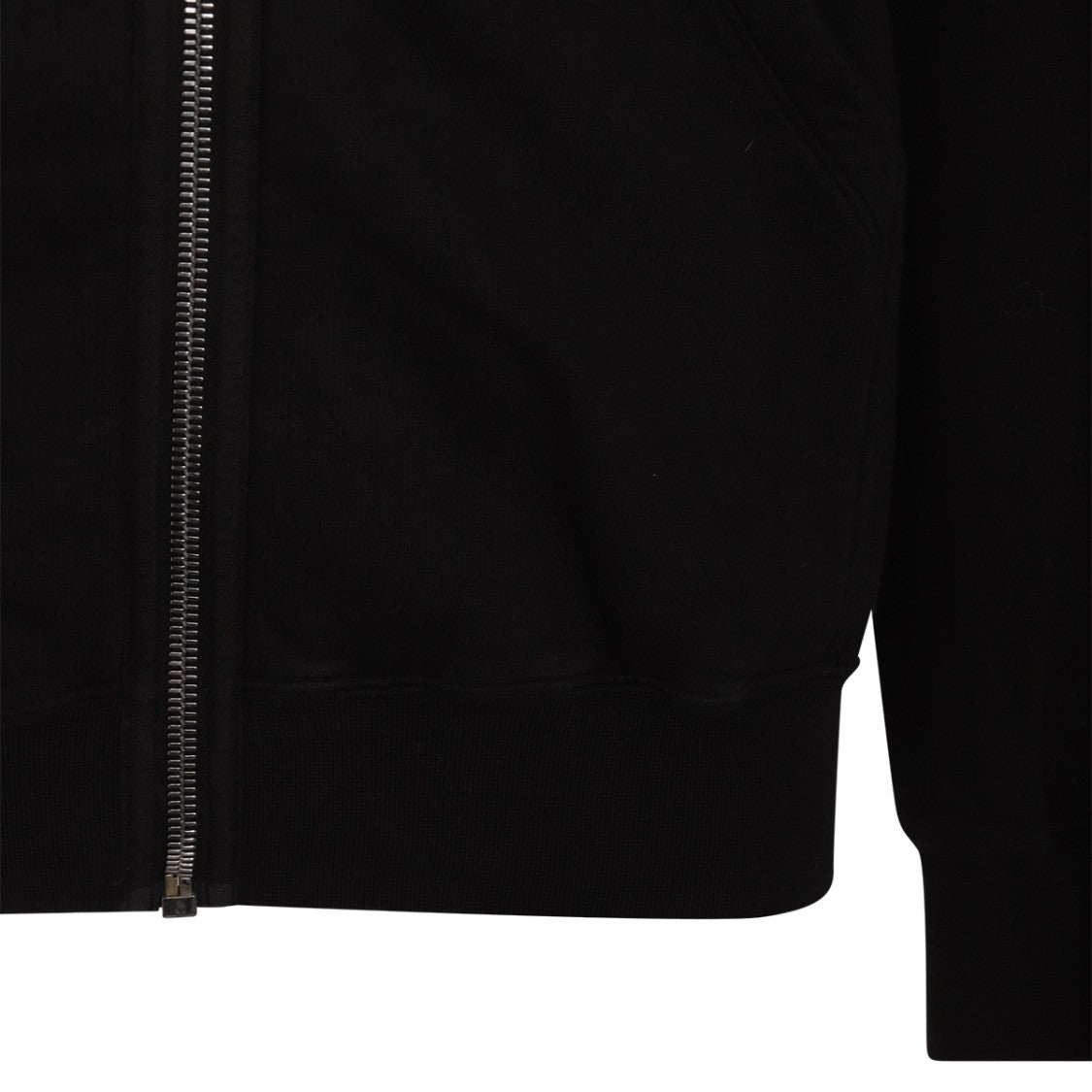 Drkshdw By Rick Owens Hooded Zip-Through Knit Sweater
