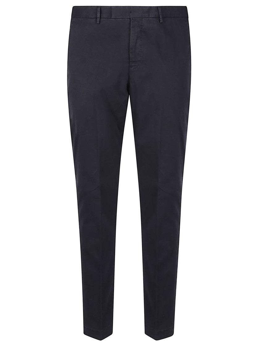 Pt Torino Master Minimalist Slim Tailored Cotton Pants