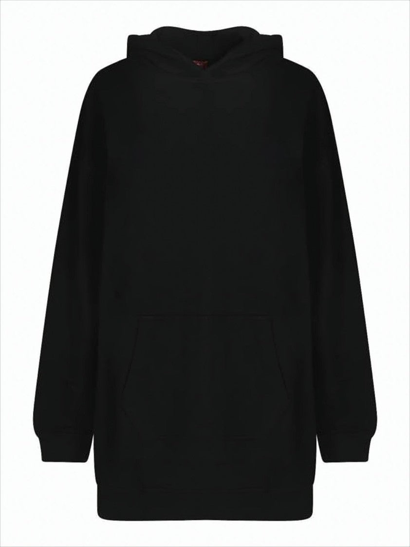 Diesel Relaxed-Fit Black Cotton Hoodie