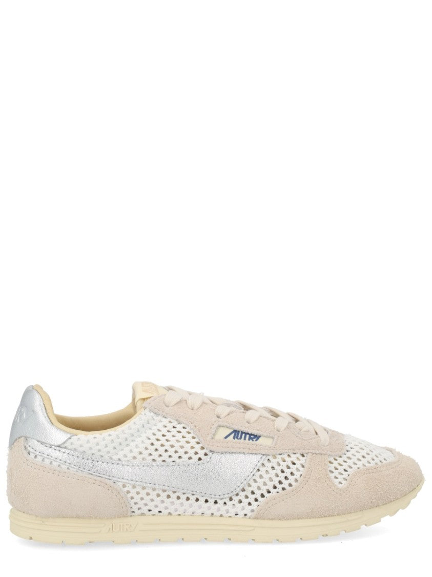 Autry Windspin Suede Metallic Paillettes Sneakers