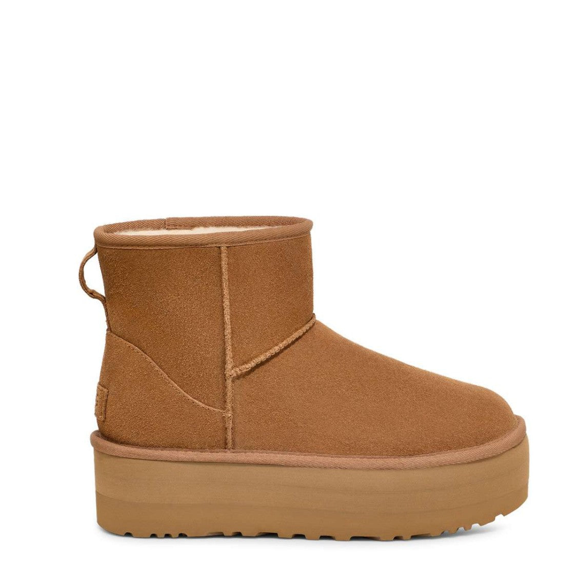 Ugg Classic Mini Platform Cuoio Ankle Boots