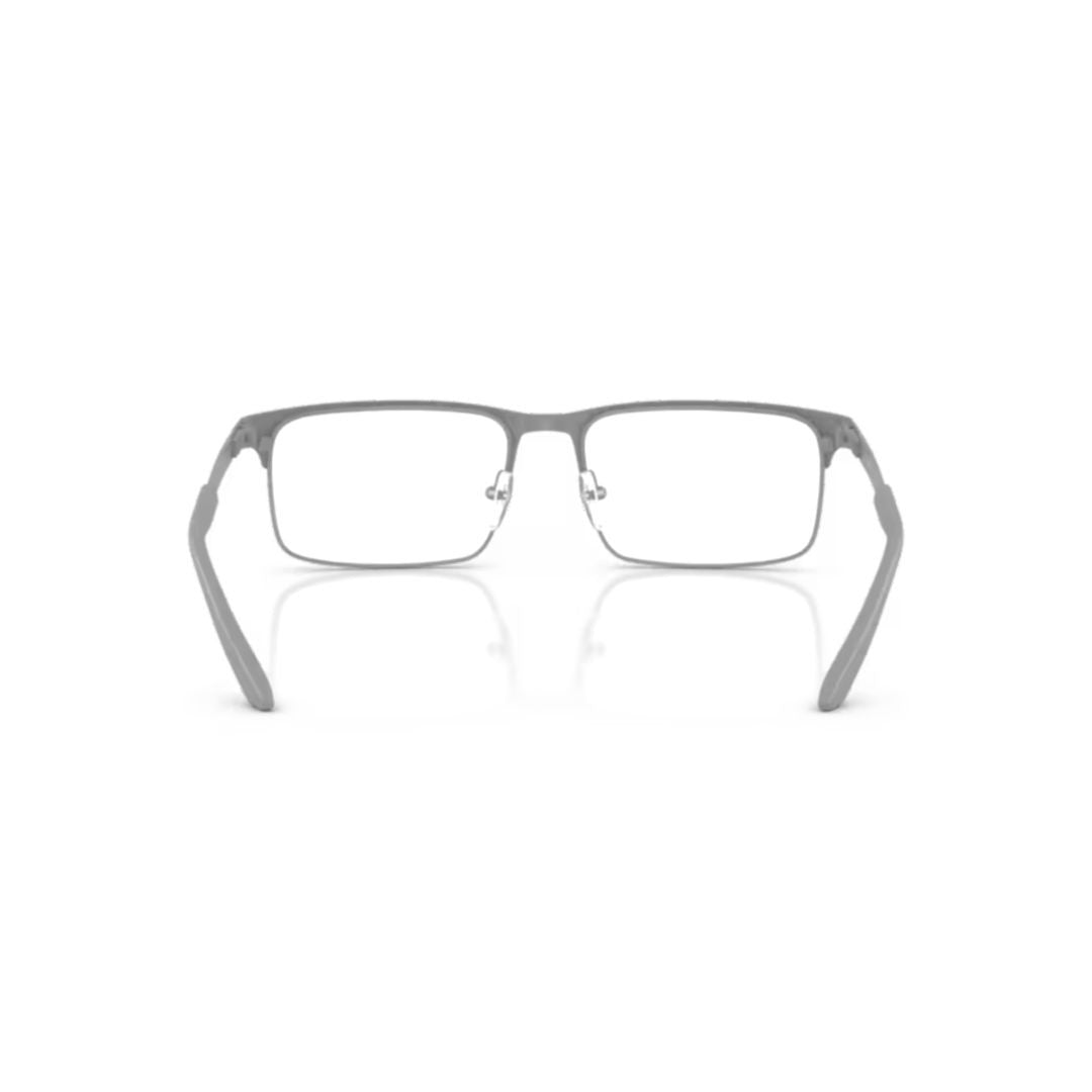 Emporio Armani 0Ea1170 Rectangular Grey Eyeglasses With Thin Metal Frame