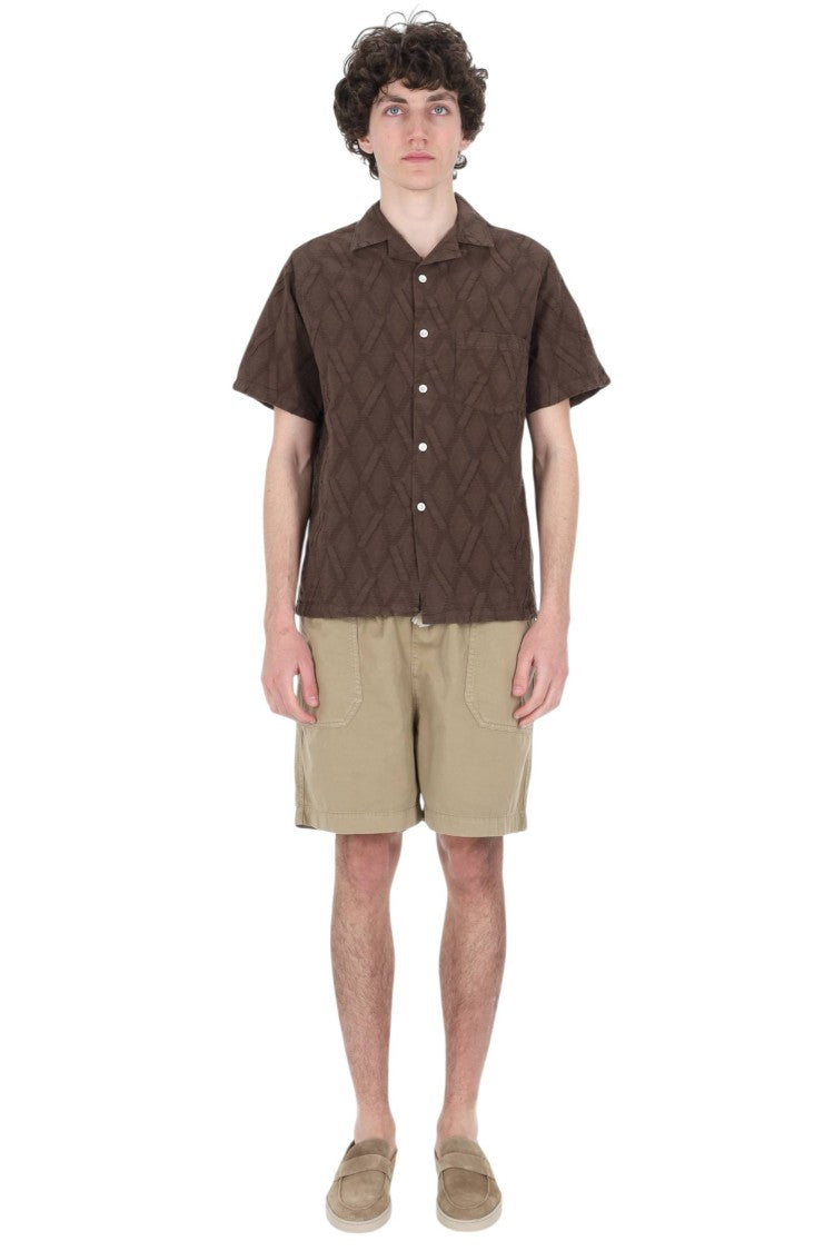 Portuguese Flannel Ike Cotton Bowling Collar Shirt