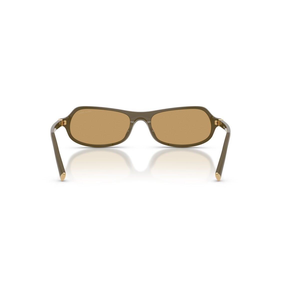 Miu Miu 0Mu B10su Muted Olive Acetate Sunglasses