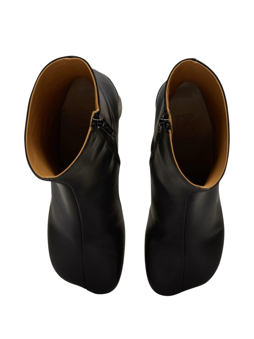 Mm6 By Maison Margiela Anatomic 70Mm Split-Toe Leather Boots