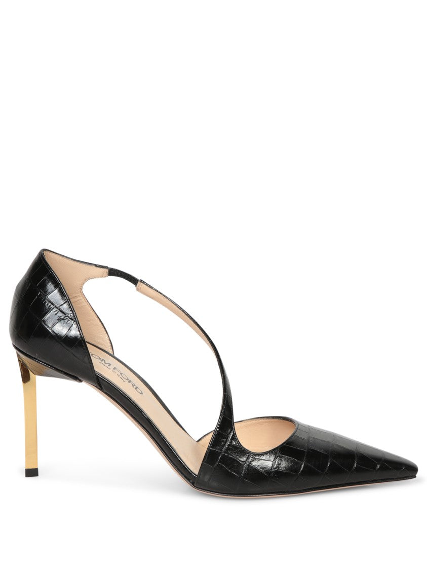 Tom Ford High Heels With Chic Cutout Design And Glossy Finish