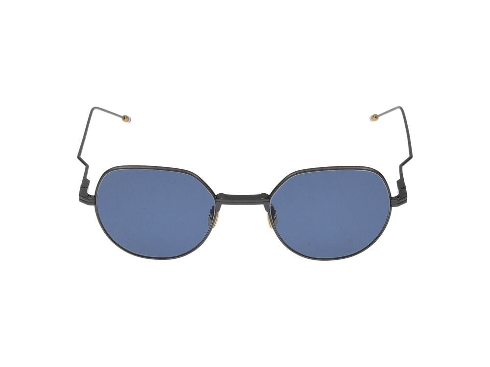 Thom Browne Acetate Frame Sunglasses With Titanium Accents And Classic Lenses